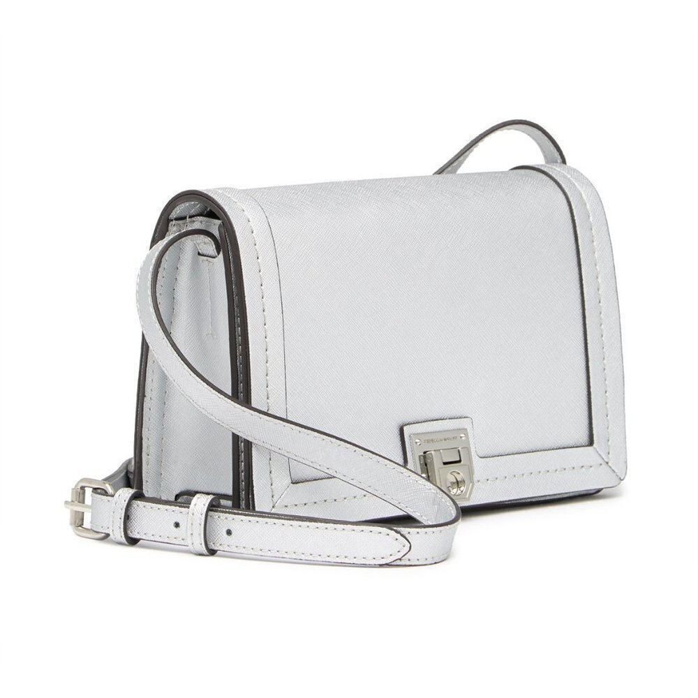 Rebecca Minkoff Silver Saffiano Madison Crossbody - Picture 4 of 13
